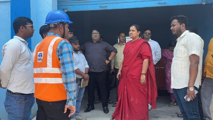 श्वेता सिंह ने ग्रीष्म ऋतु को देखते हुए चास नगर निगम के जल उपचार संयंत्र का निरीक्षण किया।