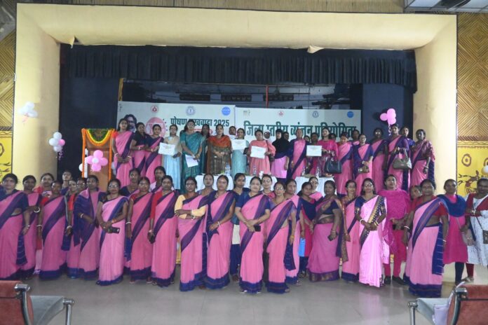 जिला स्तरीय पोषण पकवान प्रतियोगिता आयोजित