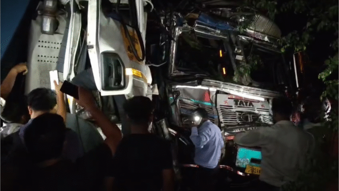 सौंधव घाटी में चार वाहनों की भीषण टक्कर, सात लोग घायल – दो की हालत गंभीर