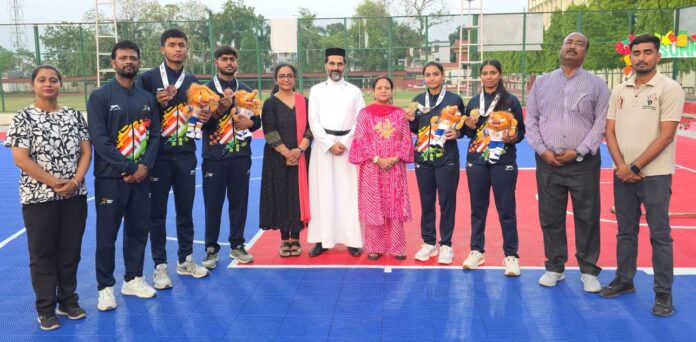 एमजीएम स्कूल की जेबा नाज और साक्षी श्रीवास्तव ने ‘खेलो इंडिया यूथ गेम्स’ में झटके स्वर्ण पदक