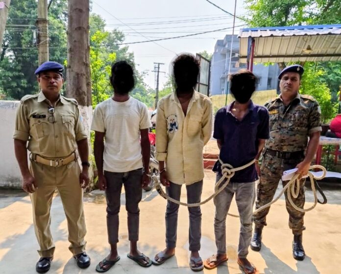 बोकारो के सेक्टर-05 में नाबालिग से छेड़छाड़ का मामला, तीन युवक गिरफ्तार