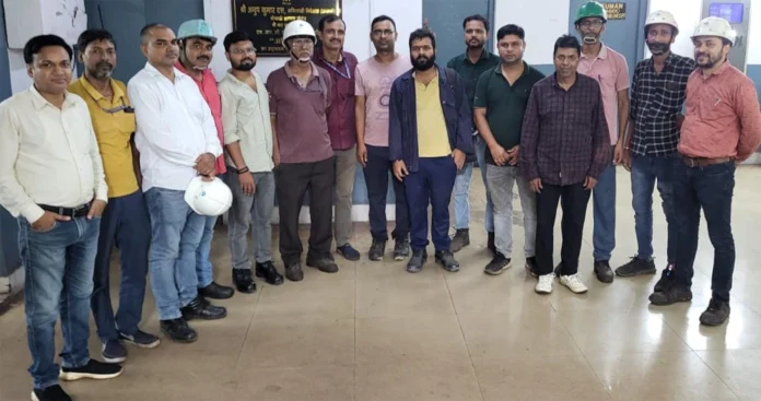 बोकारो स्टील प्लांट के HRCF विभाग में BAKS की विभागीय बैठक